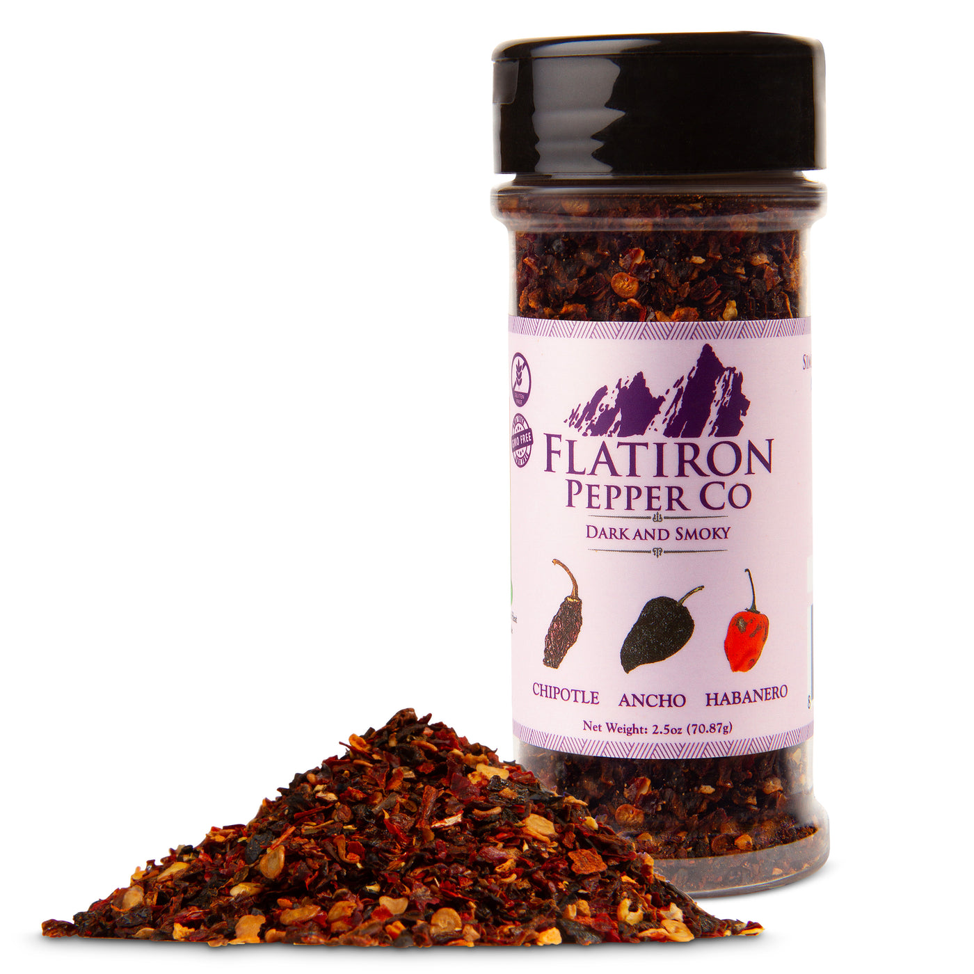 Dark & Smoky Pepper Flake Pile