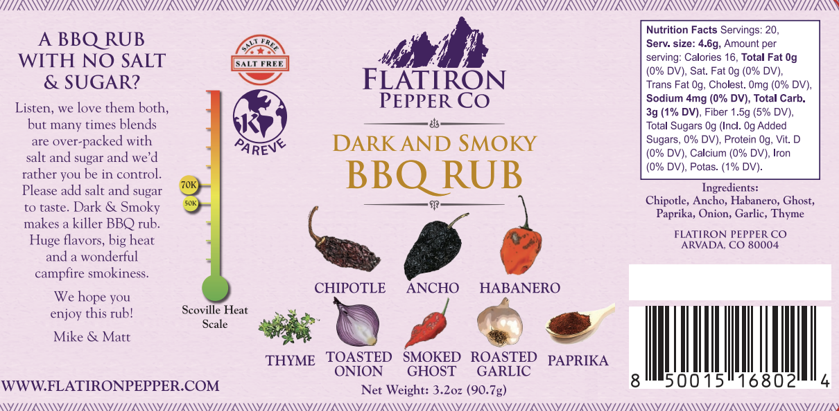 BBQ RUB - Dark&Smoky