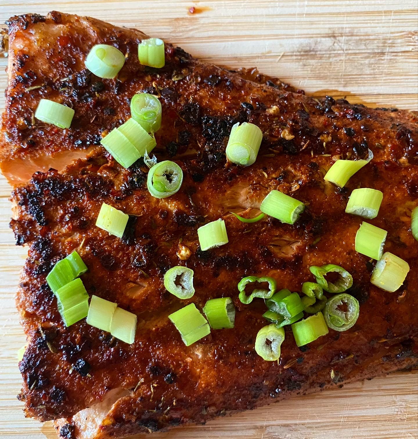 Spicy Pan-Seared Salmon