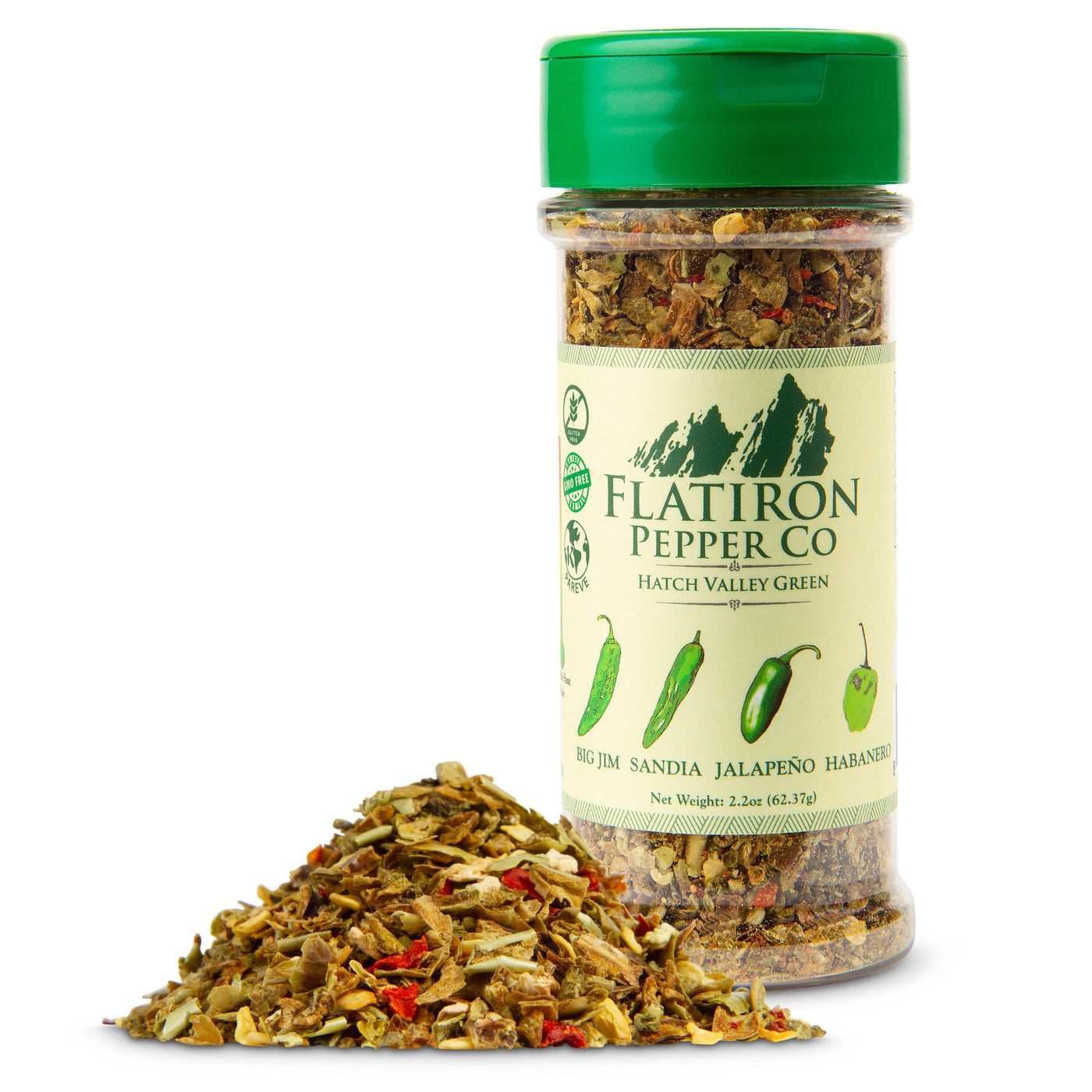 Hatch Valley Green Pepper Flake Pile