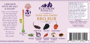 BBQ RUB - Dark&Smoky